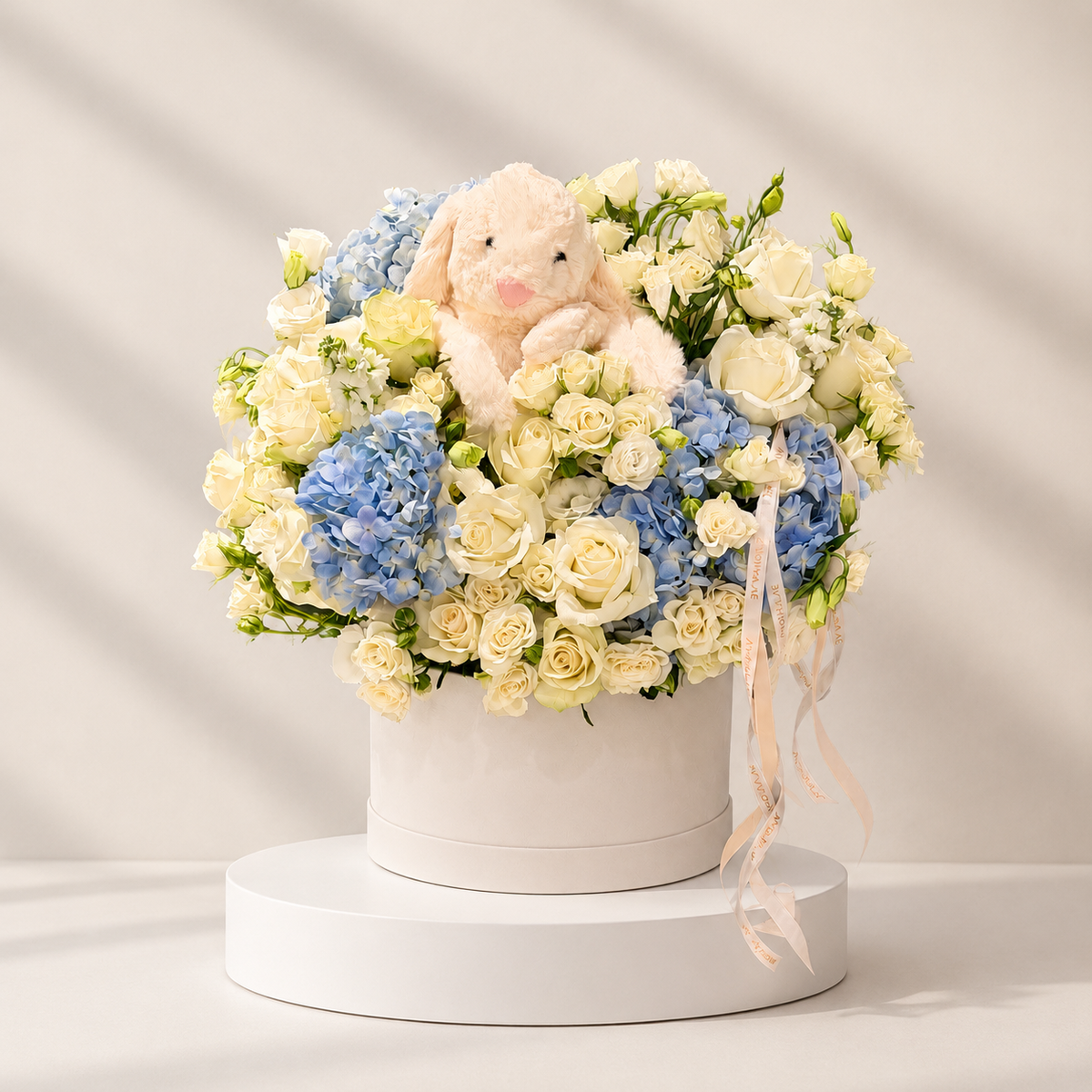 Blue Bunny Bloom Flower Box