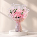 Blushing Beauty Pink Rose Bouquet