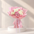 Pink Cloud Rose & Hydrangea Bouquet