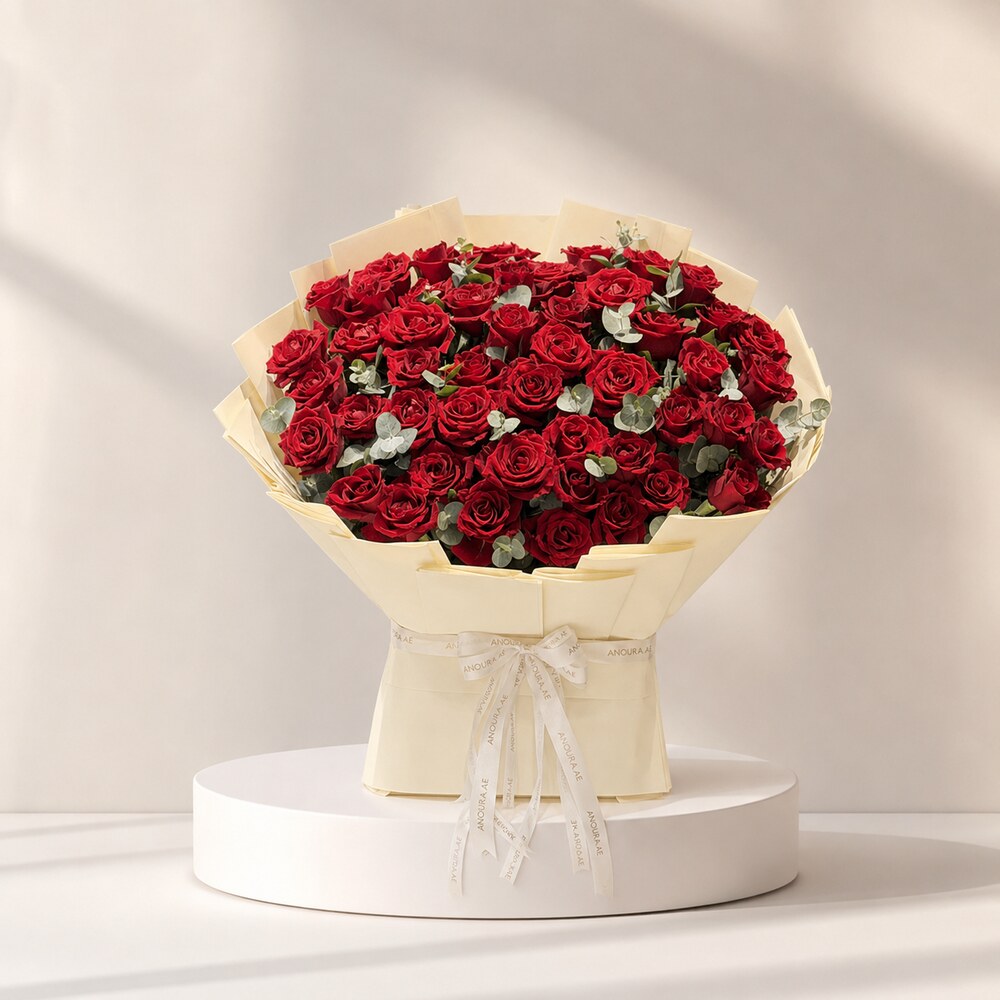 Scarlet Red Rose Bouquet