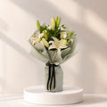 White Serenity Lily Bouquet