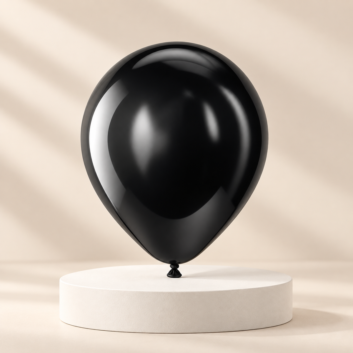 1 Black Helium Balloon