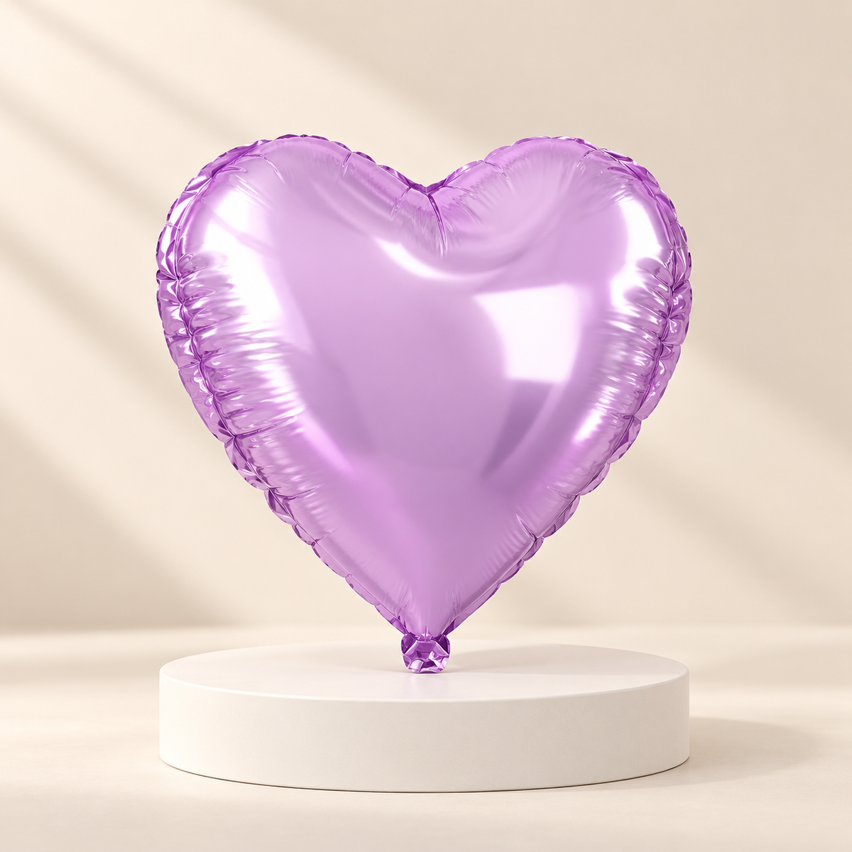 1 Purple Heart Helium Balloon