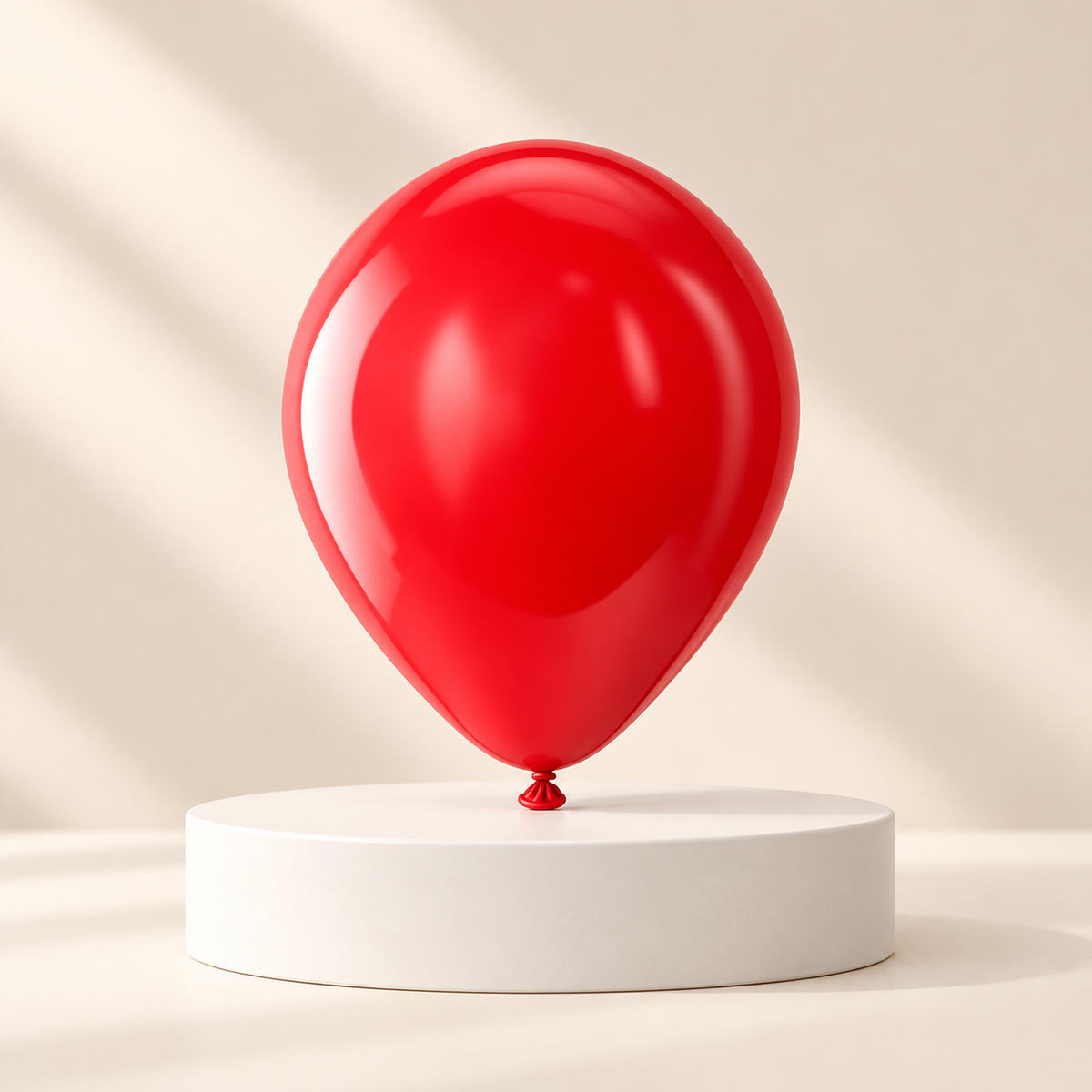 1 Red Helium Balloons